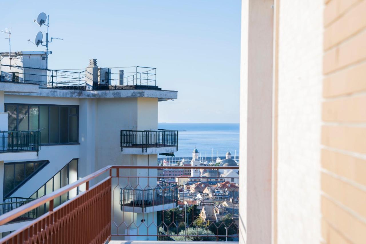 093 - Casa Panorama, Vista Mare E Vista Portofino, 500 Metri Centro Di Chiavari, Posto Auto Gratis Incluso Apartment Exterior photo