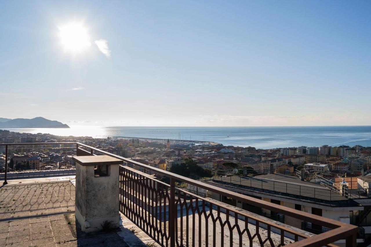 093 - Casa Panorama, Vista Mare E Vista Portofino, 500 Metri Centro Di Chiavari, Posto Auto Gratis Incluso Apartment Exterior photo