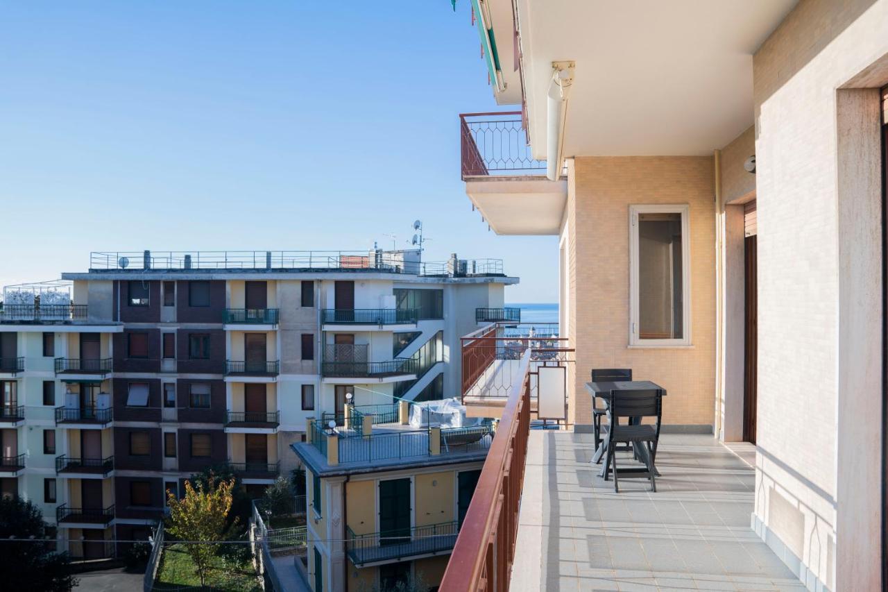 093 - Casa Panorama, Vista Mare E Vista Portofino, 500 Metri Centro Di Chiavari, Posto Auto Gratis Incluso Apartment Exterior photo